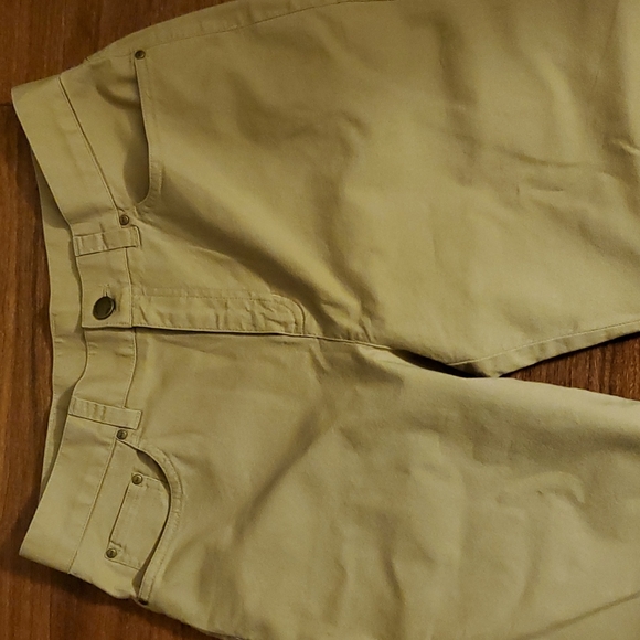 Jones New York Signature Petite Women's Khaki Pants - Size 6P - Picture 2 of 10